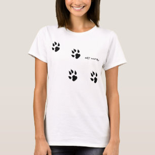 Camiseta T-shirt da mulher do gato