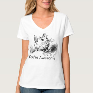 Camiseta T-Shirt da Mulher Gata