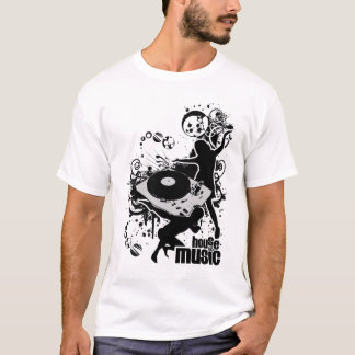 Camiseta T-shirt da música da casa