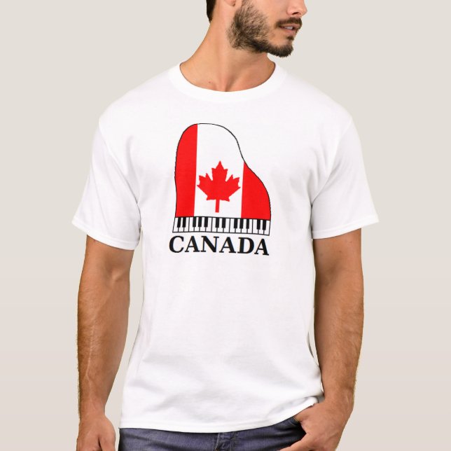 Camiseta T-shirt da música de Canadá (Frente)