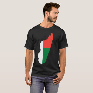 Camiseta T-shirt da nação de Madagascar