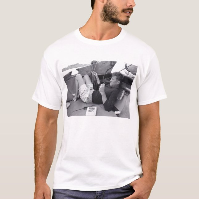 Camiseta T-shirt da navigação de JFK (Frente)