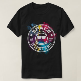 Camiseta T-shirt da nebulosa dos hipsteres do espaço de