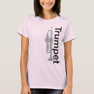 Camiseta T-shirt da neutralização da trombeta das senhora