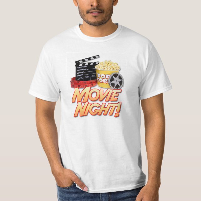 CAMISETA T-SHIRT DA NOITE DE CINEMA (Frente)