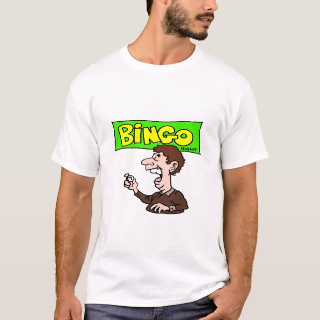 Camiseta T-shirt da NOITE do BINGO (Frente)