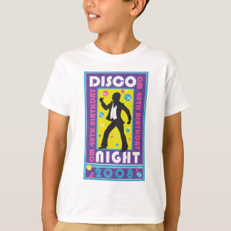 Camiseta T-shirt da noite do disco dos miúdos