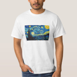 Camiseta T-shirt da noite estrelado de Van Gogh