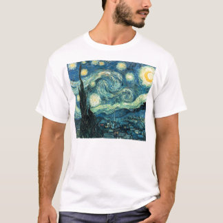 Camiseta T-shirt da noite estrelado de Vincent van Gogh