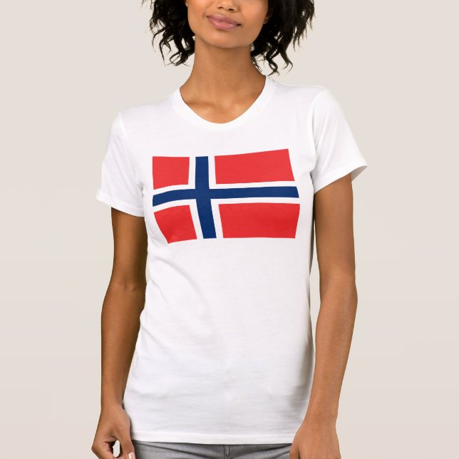 Camiseta T-shirt da Noruega (Frente)