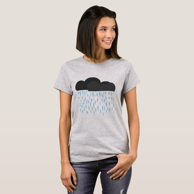 Camiseta T-Shirt da Nuvem de Chuva (Frente Completa)