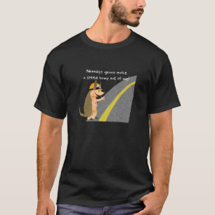 Camiseta T-shirt da obscuridade da colisão de velocidade d