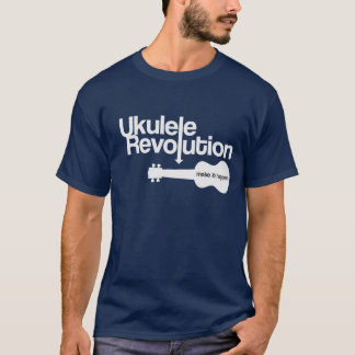 Camiseta T-shirt da obscuridade da revolução do Ukulele