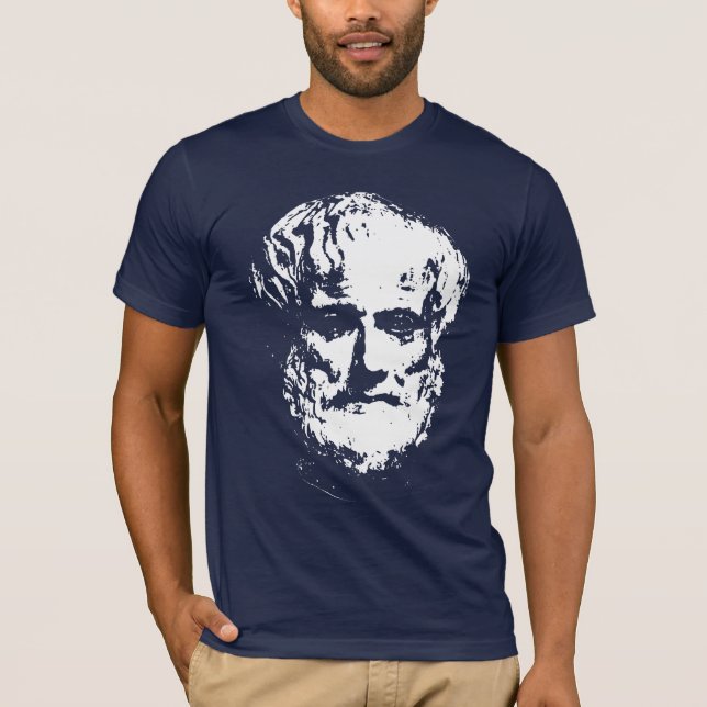 Camiseta T-shirt da obscuridade de Aristotle (Frente)