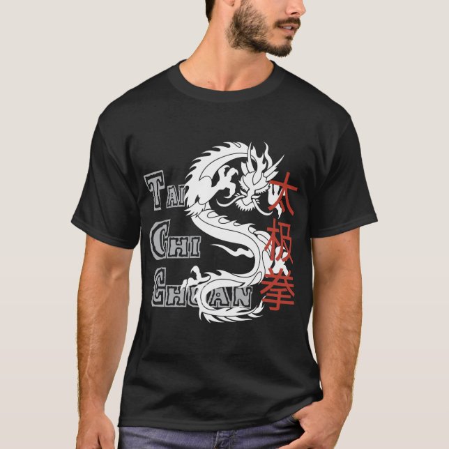 Camiseta T-shirt da obscuridade de Chuan do qui da TAI (Frente)