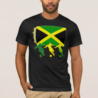 Camiseta T-shirt da obscuridade de Jamaica do futebol