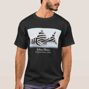 Camiseta T-shirt da obscuridade de Pleco da zebra