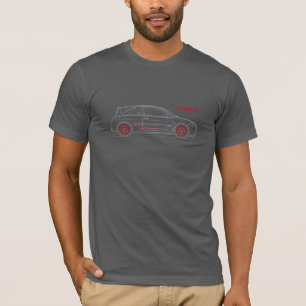 Camiseta T-shirt da obscuridade de RenaultSport Megane