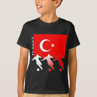 Camiseta T-shirt da obscuridade de Turquia do futebol