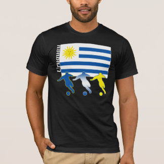 Camiseta T-shirt da obscuridade de Uruguai do futebol