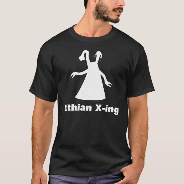 Camiseta T-shirt da obscuridade de Yithian X-ing (Frente)
