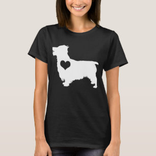 Camiseta T-shirt da obscuridade do coração de Terrier