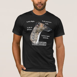 Camiseta T-shirt da obscuridade do FAQ do galgo