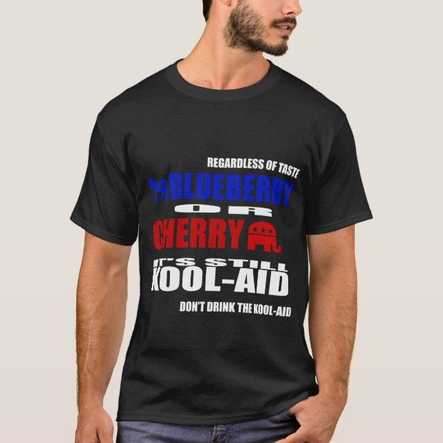 Camiseta T-shirt da obscuridade do Kool-Auxílio do partido (Frente)