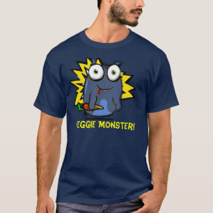 Camiseta T-shirt da obscuridade do monstro do vegetariano