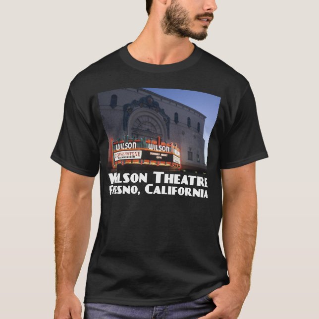 Camiseta T-shirt da obscuridade do teatro de Wilson (Frente)