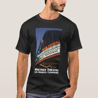 Camiseta T-shirt da obscuridade do teatro de Wiltern