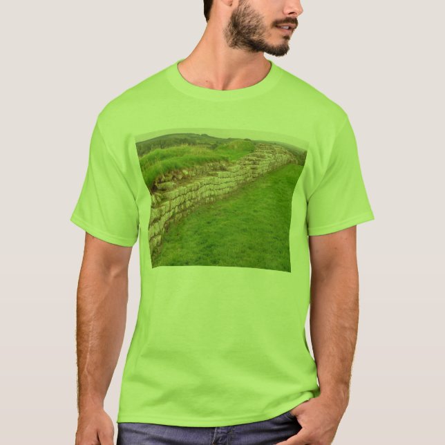 Camiseta T-shirt da parede de Hadrian (Frente)