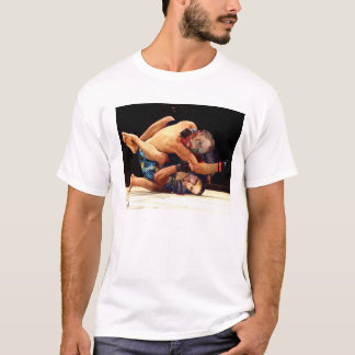 Camiseta T-shirt da paródia da arte. Arte marcial misturada