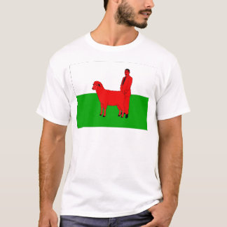 Camiseta T-shirt da paródia da bandeira de Galês