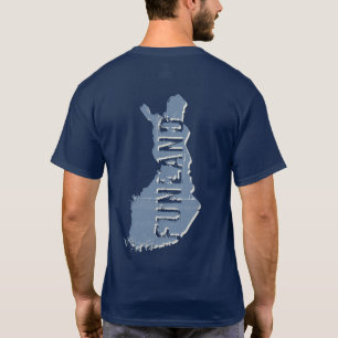 Camiseta T-shirt da parte traseira de Finlandia Funland 8