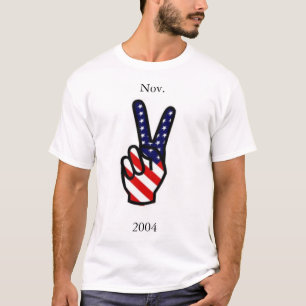 Camiseta T-shirt da paz do voto