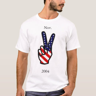 Camiseta T-shirt da paz do voto