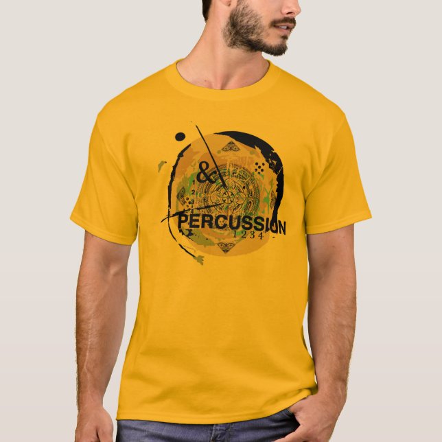 Camiseta T-shirt da percussão (Frente)