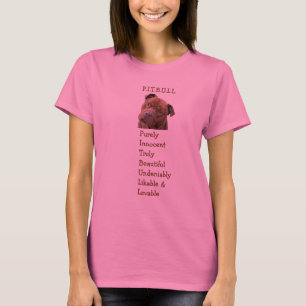 Camiseta T-shirt da personalidade de Pitbull