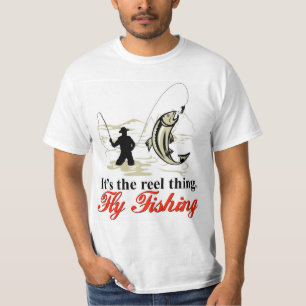 Camiseta T-shirt da pesca com mosca do carretel