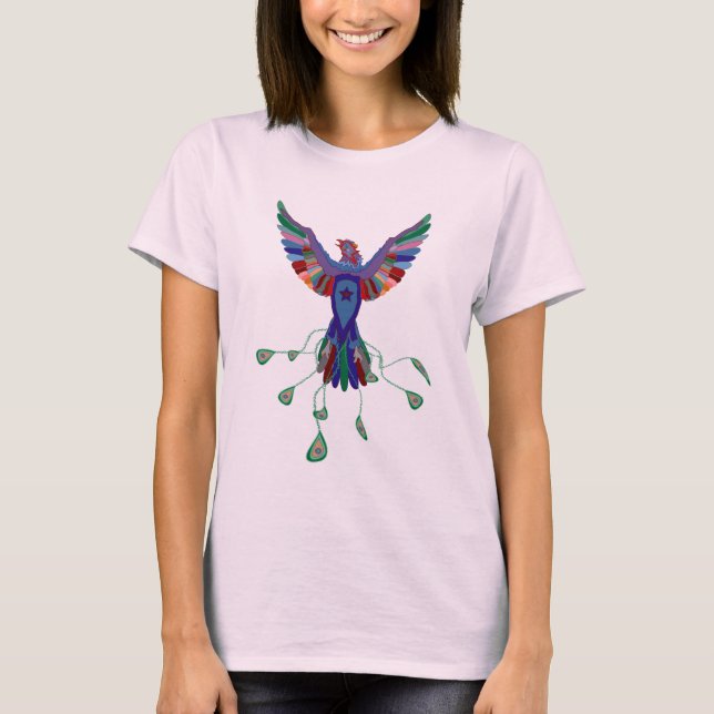 Camiseta T-shirt da Phoenix Star Organic Ladie (Frente)