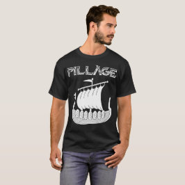 Camiseta T-shirt da pilhagem de Viking Longship