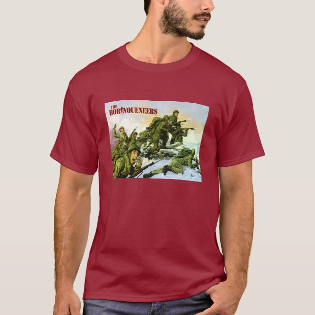 Camiseta T-shirt da pintura de Borinqueneers (Frente)