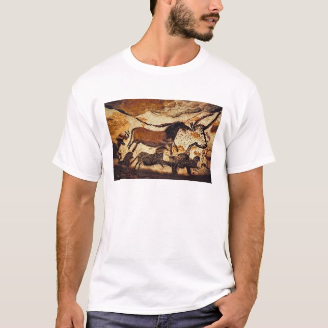 Camiseta T-shirt da pintura de caverna (Frente)