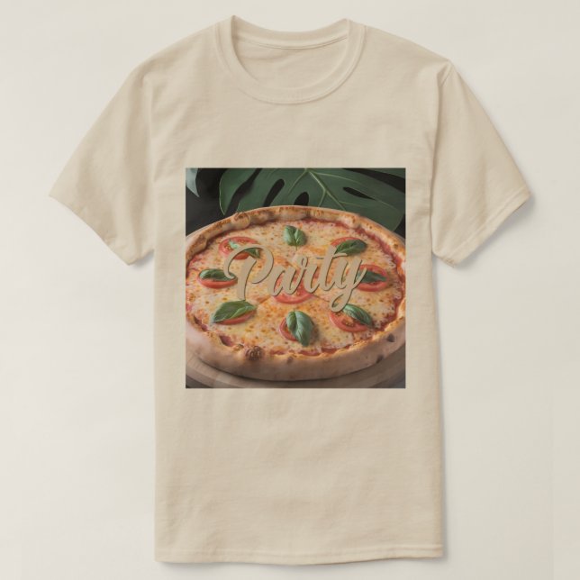 Camiseta T-Shirt da Pizza Party (Frente do Design)