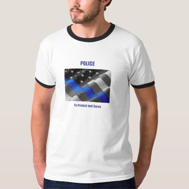 Camiseta T-Shirt da Polícia (Frente)
