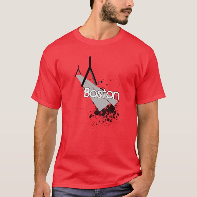 Camiseta T-shirt da ponte de Boston (Frente)