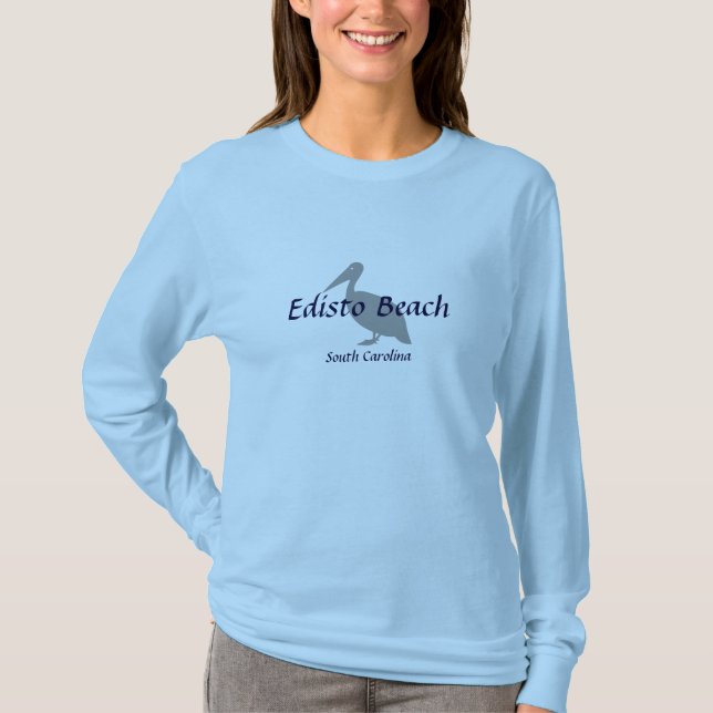 Camiseta T-shirt da praia de Edisto (Frente)