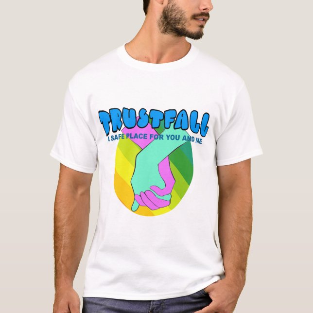 Camiseta T-shirt da queda da confiança (Frente)