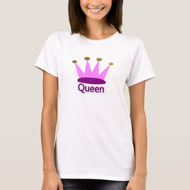Camiseta T-shirt da rainha (Frente)